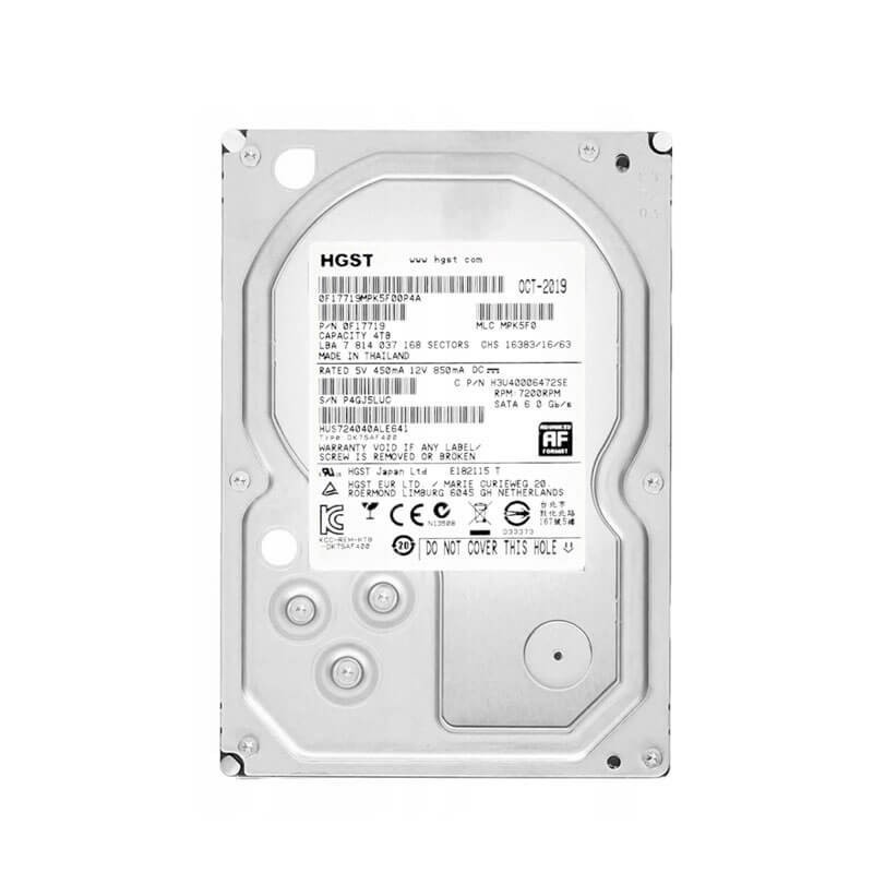 Hard Disk HGST Ultrastar HUS724040ALE641, 4TB SATA3 6Gb/s, 7.2K RPM, 64Mb Cache