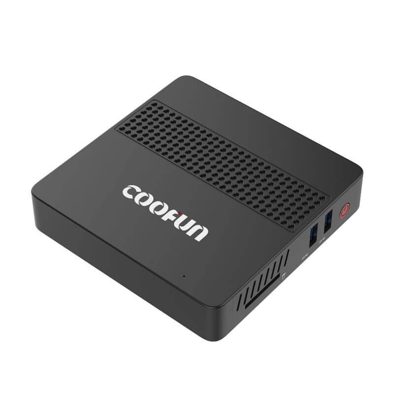 Mini PC NOU Open Box COOFUN NUC J34, Quad Core J3455, 128GB SSD M.2, Wi-Fi