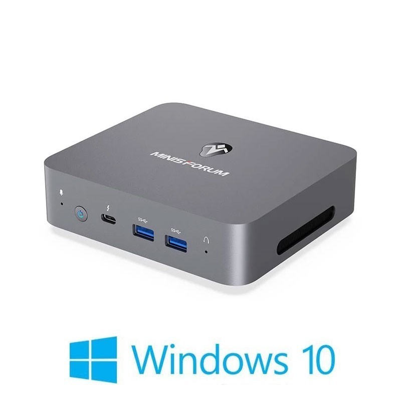 Mini PC NOU Open Box MINISFORUM NUC X35G, i3-1005G1, 512GB SSD, Win 10 Home
