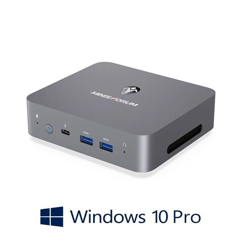 Mini PC NOU Open Box MINISFORUM NUC X35G, i3-1005G1, 512GB SSD, Win 10 Pro