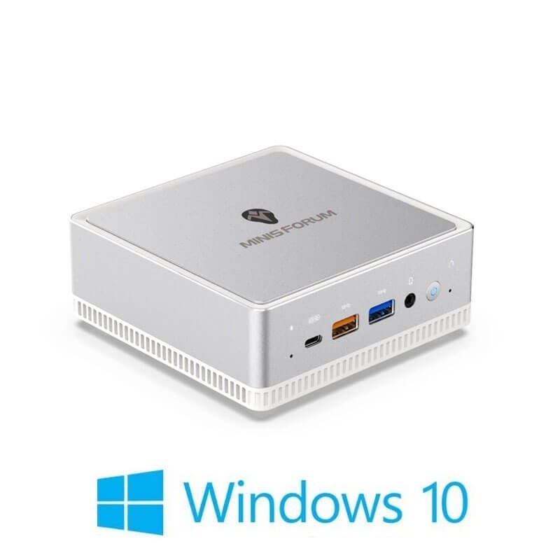 Mini PC NOU Open Box MINISFORUM NUC UM300, Ryzen 3 3300U, SSD, Win 10 Home