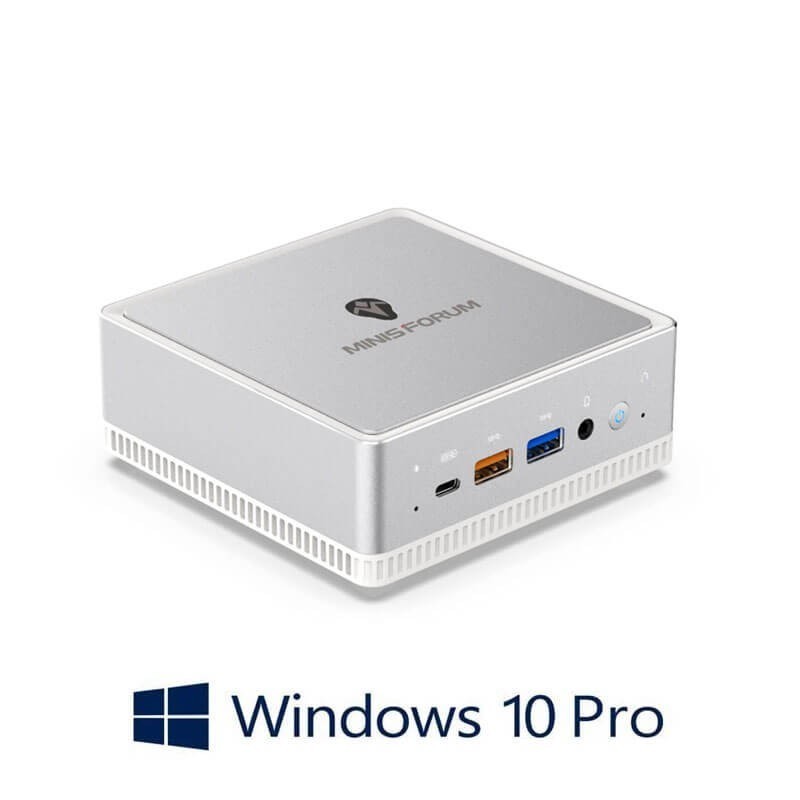 Mini PC NOU Open Box MINISFORUM NUC UM300, Ryzen 3 3300U, 512GB SSD, Win 10 Pro