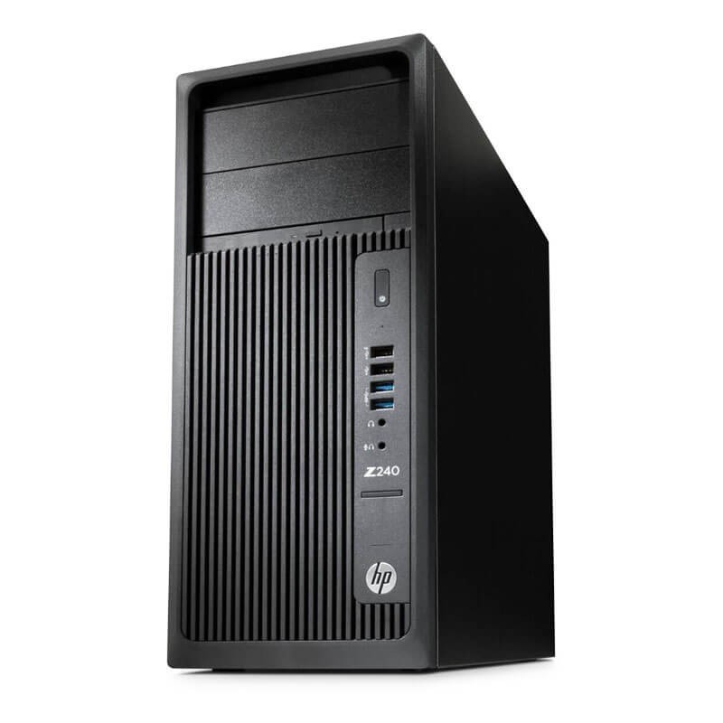Workstation SH HP Z240 Tower, Quad Core i7-6700, 512GB SSD M.2, Quadro M2000 4GB