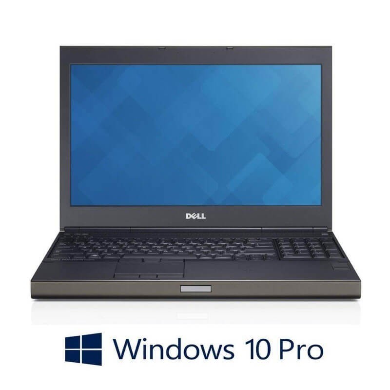 Laptop Dell Precision M4800, Quad Core i7-4810MQ, FHD, Quadro K1100M, Win 10 Pro