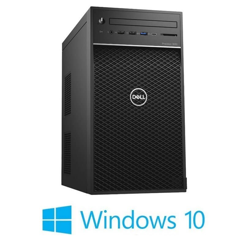 Workstation Dell Precision 3630 MT, Hexa Core i7-8700, Quadro P4000 8GB, Win 10 Home