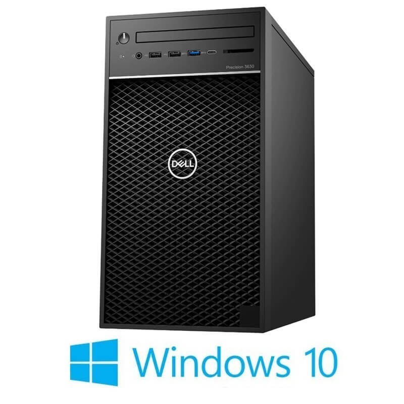 Workstation Dell Precision 3630 MT, Hexa Core i7-8700, Quadro K2200, Win 10 Home