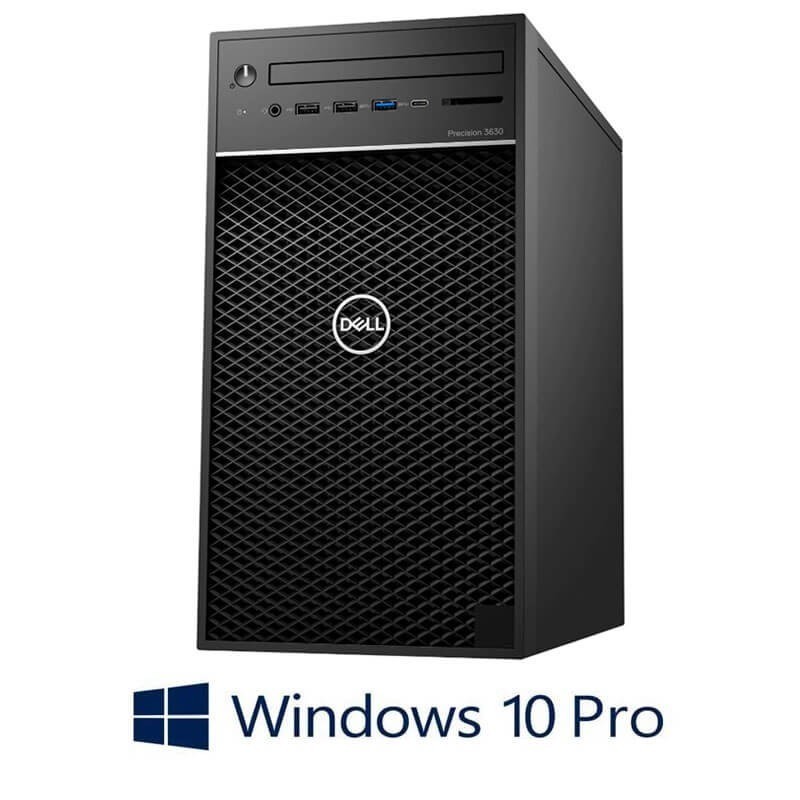 Workstation Dell Precision 3630 MT, Hexa Core i7-8700, Quadro K2200, Win 10 Pro