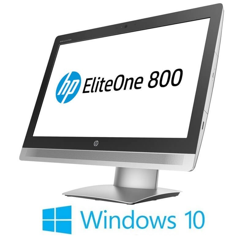 All-in-One Touchscreen HP EliteOne 800 G2, i7-6700T, SSD, 23" Full HD IPS, Win 10 Home