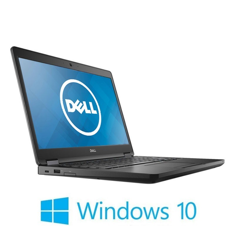 Laptopuri Dell Latitude 5491, Hexa Core i7-8850H, 16GB DDR4, SSD, FHD, Win 10 Home