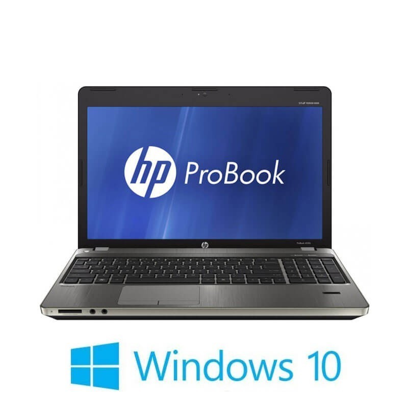 Laptopuri HP ProBook 4530s, i3-2310M, 120GB SSD, 15.6 inci, Webcam, Win 10 Home