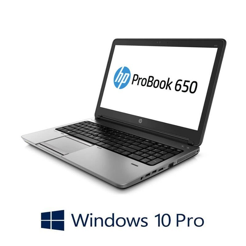 Laptop HP ProBook 650 G1, Intel i5-4210M, 8GB DDR3, 15.6 inci, Windows 10 Pro