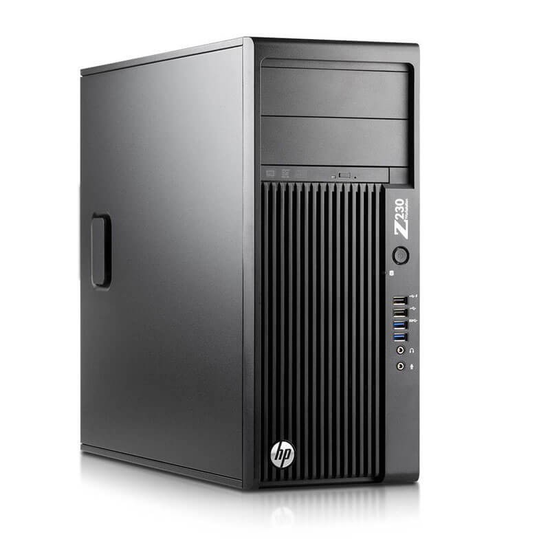 Workstation SH HP Z230 Tower, Xeon Quad Core E3-1226 v3, 2TB HDD