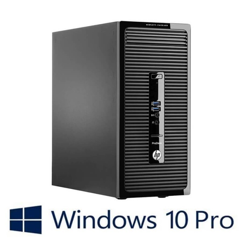 Calculatoare HP ProDesk 490 G2 MT, Quad Core i5-4570, 8GB DDR3, Windows 10 Pro
