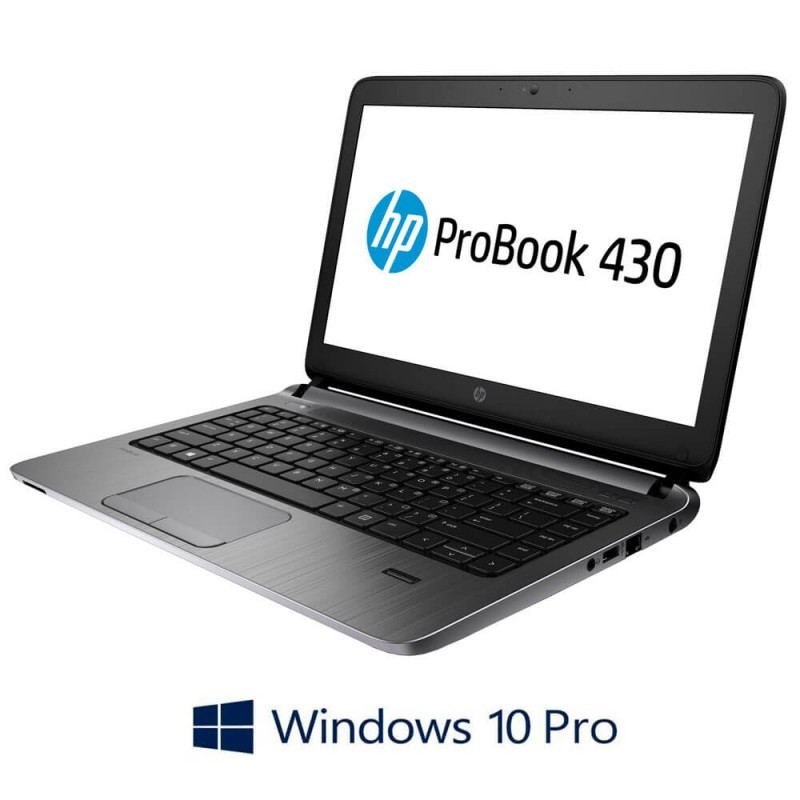 Laptop Refurbished HP ProBook 430 G2, Intel Core i3-4030U, Windows 10 Pro