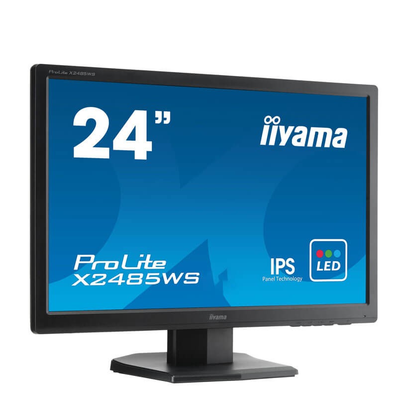 Monitoare LED Iiyama ProLite X2485WS, 24 inci Full HD, Panel IPS