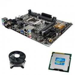 Kit Placa de Baza Asus H110M-A/M.2, Intel Core i3-7100, Cooler
