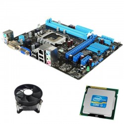 Kit Placa de Baza Asus H61M-K, Intel Core i3-2120, Cooler