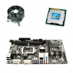Kit Placa de Baza Gigabyte GA-H81M-D2W, Intel Quad Core i5-4570, Cooler