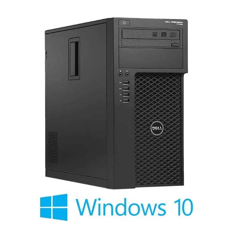 Workstation Dell Precision T1700, Quad Core E3-1270 v3, 16GB DDR3, Win 10 Home Workstation Dell Precision T1700, Quad Core E3-1270 v3, 16GB DDR3, Win 10 Home