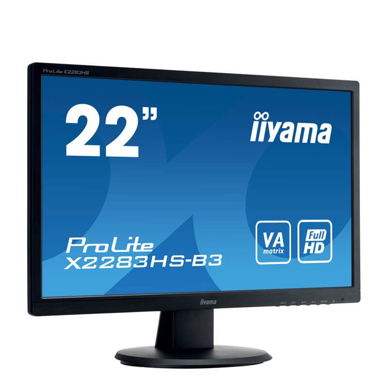 Monitoare LED Iiyama ProLite XB2283HS-B3, 21.5 inci Full HD, Panel VA