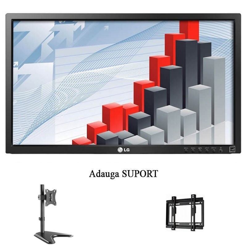 Monitoare Second Hand LG 24MB35PY-B, 24 inci IPS LED, Full HD