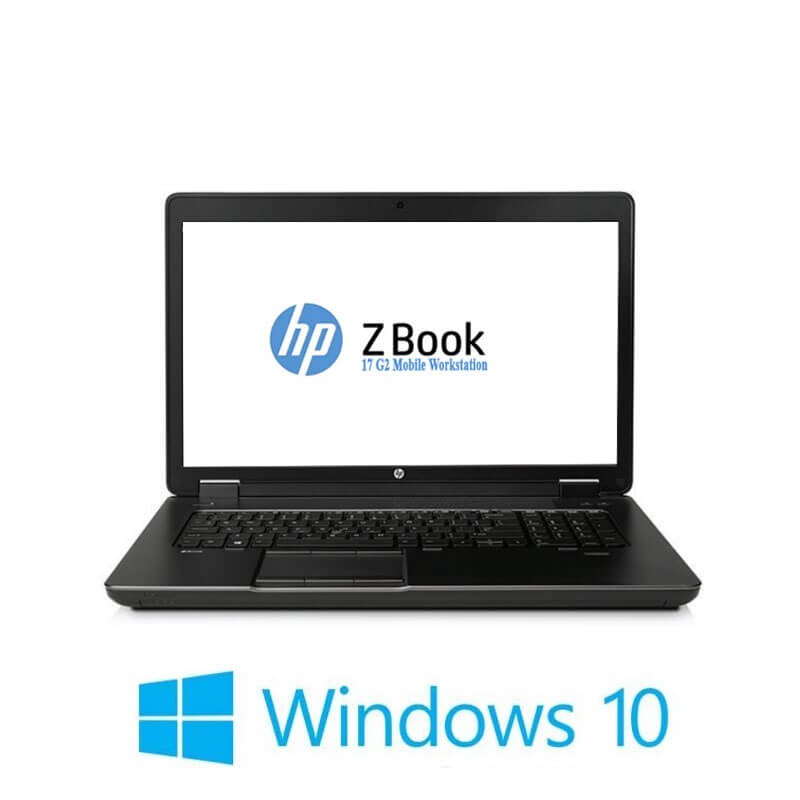 Laptop HP ZBook 17 G2, Quad Core i7-4710MQ, FHD, Radeon R9 M280X, Win 10 Home