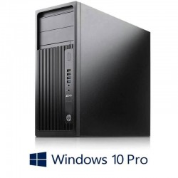 Workstation HP Z240 Tower, Quad Core i7-6700, SSD, GeForce GT 240, Win 10 Pro
