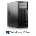 Workstation HP Z240 Tower, Quad Core E3-1240 v5, SSD, Quadro M2000, Win 10 Pro