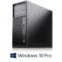 Workstation HP Z240 Tower, Quad Core E3-1240 v5, SSD, Quadro K2000, Win 10 Pro