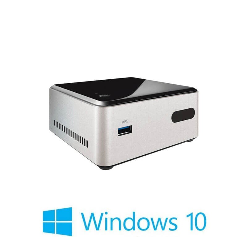 Mini PC Intel NUC DN2820FYK, Dual Core N2830, 120GB SSD, Win 10 Home