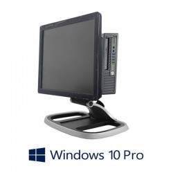 Sistem POS HP EliteDesk 800 G1, Core i5-4570S, SSD, Monitor NOU 17", Win 10 Pro