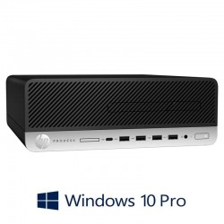 Calculatoare HP ProDesk 600 G3 SFF, Quad Core i5-6500, 256GB SSD, Win 10 Pro