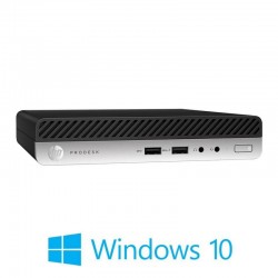 Mini PC HP ProDesk 400 G5, Hexa Core i5-8500T, 8GB, 256GB SSD, Win 10 Home