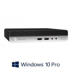 Mini PC HP ProDesk 400 G5, Hexa Core i5-8500T, 8GB, 256GB SSD, Win 10 Pro