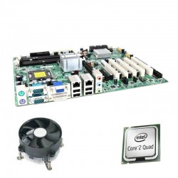 Kit Placa de Baza DFI EL630, Intel Core 2 Quad Q9400, Cooler