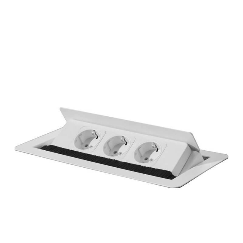 Priza Blat Incastrabila Bachmann 333.107 Flip Top, 3 x Schuko Priza Blat Incastrabila Bachmann 333.107 Flip Top, 3 x Schuko