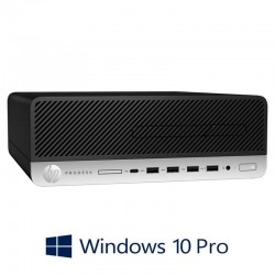 Calculatoare HP ProDesk 600 G3 SFF, Quad Core i5-6400, 8GB DDR4, Win 10 Pro
