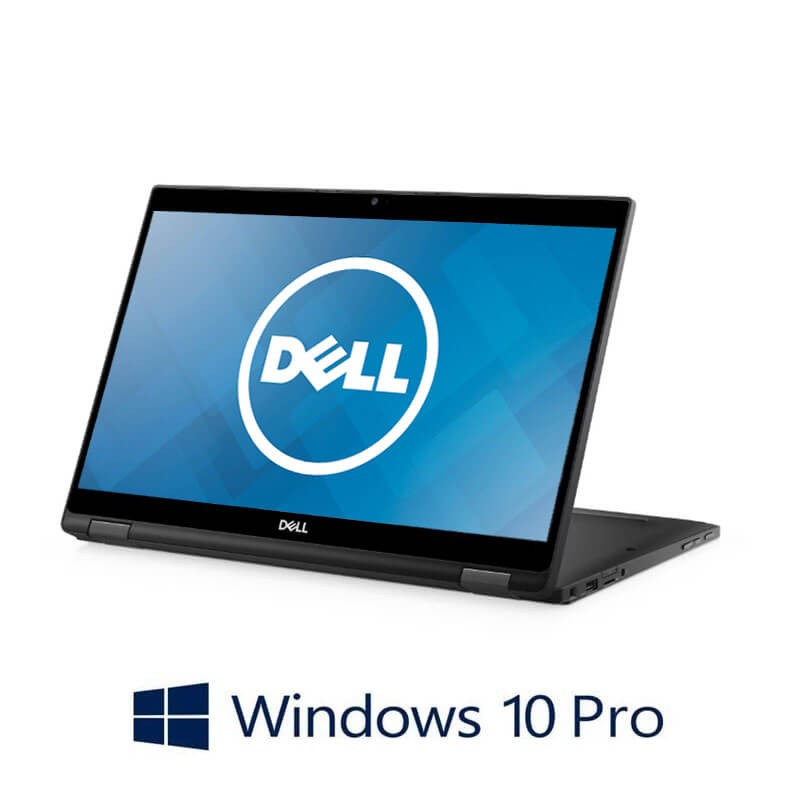 Laptop Touchscreen Dell Latitude 7390 2-in-1, i5-8250U, SSD, FHD, Win 10 Home