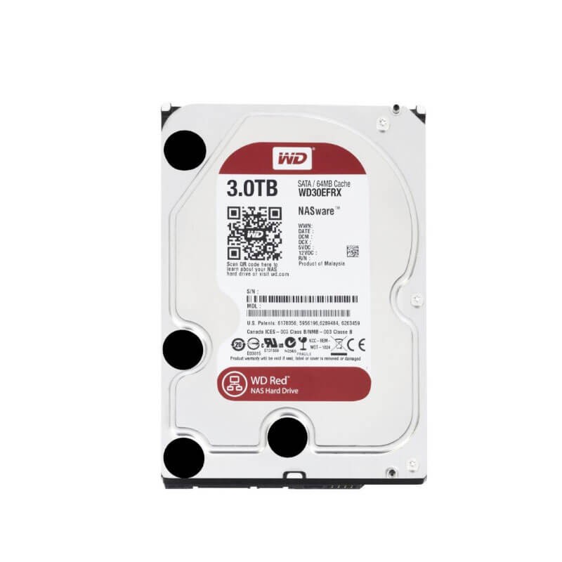 Hard Disk Western Digital RED WD30EFRX , 3TB SATA3 6Gb/s, 5.4K RPM, 64MB Cache
