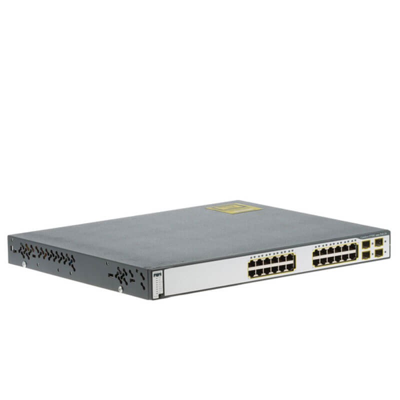 Switch Second Hand Cisco Catalyst WS-C3750G-24PS-S
