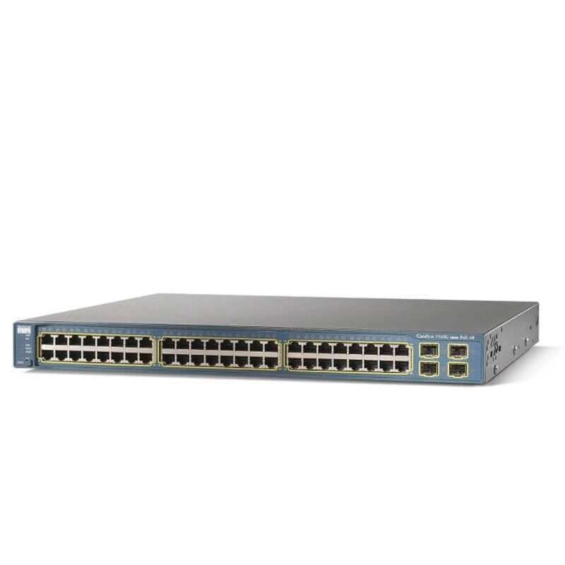 Switch Second Hand Cisco Catalyst WS-C3560-48PS-S