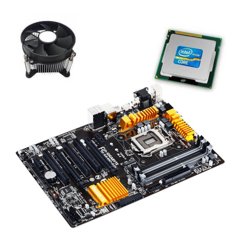 Kit Placa de Baza Gigabyte GAH97D3H, Intel Quad Core i74790, Cooler