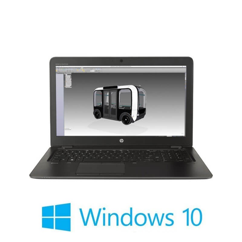 Laptopuri HP ZBook 15u G4, Intel i7-7500U, 256GB SSD, 15.6 inci Full HD, Win 10 Home