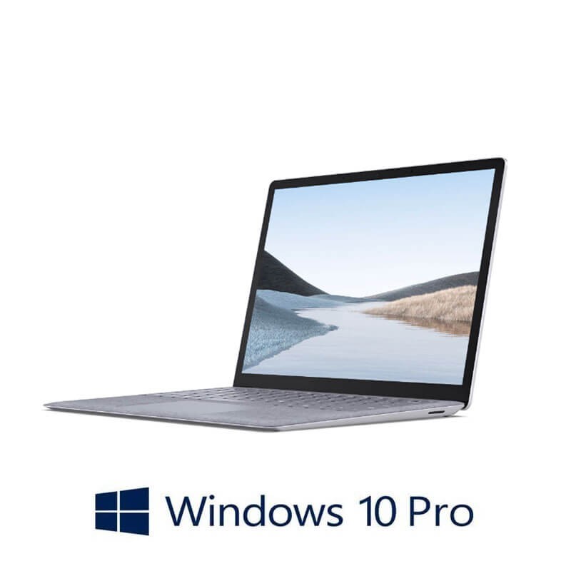 Laptop Touchscreen Microsoft Surface 3, Quad Core i5-1035G7, SSD, 2K, Win 10 Pro