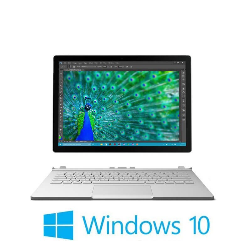 Laptop Touchscreen 2-in-1 Microsoft Surface Book, i5-6300U