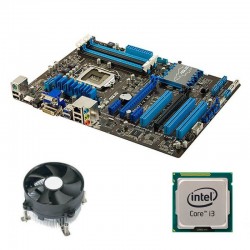 Kit Placa de Baza Asus P8H77-V, Intel Core i3-2120, Cooler