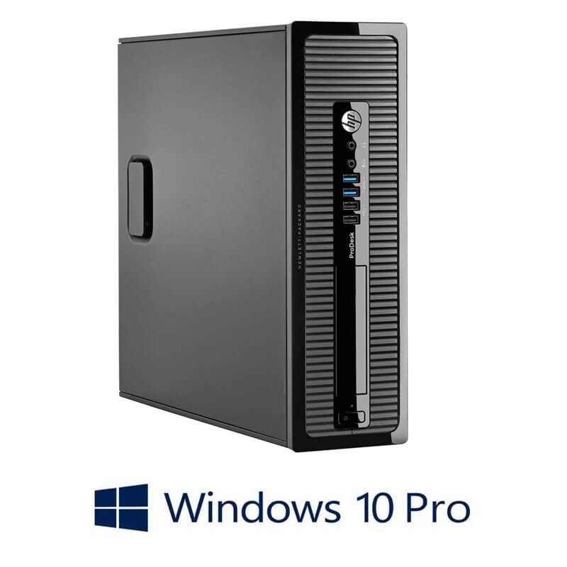 Calculatoare HP ProDesk 400 G1 SFF, Intel Core i3-4160, Windows 10 Pro