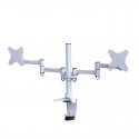 Suport 2 Monitoare 10"-27" NewStar D1330D, Alb, VESA 100x100/75x75