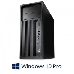 Workstation HP Z240 Tower, Quad Core i7-6700K, SSD NOU, Quadro P600, Win 10 Pro