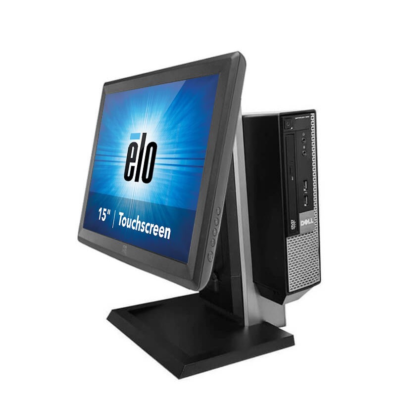 Sistem POS SH Dell OptiPlex 7010, Quad Core i5-3470, 240GB SSD, Grad A- Elo 1515L Sistem POS SH Dell OptiPlex 7010, Quad Core i5-3470, 240GB SSD, Grad A- Elo 1515L